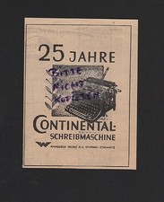 SCHÖNAU CHEMNITZ, Werbung 1929, Wanderer-Werke AG Continental Schreibmaschine