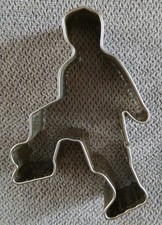 Ausstechform Fußballspieler,  Metall Keksformen
