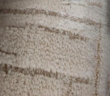 Teppichboden Markenware Hoch-Tief creme weiß Vliesrücken  300x310 cm Teppich