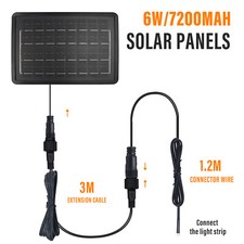 Solar Batterie Box Outdoor Indoor LED String Lampe Panel Controller