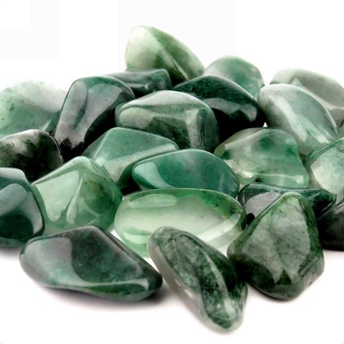 Chalcedon grün trommelsteine - grün,