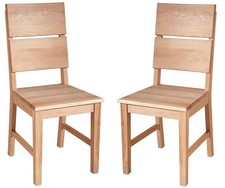 Stuhlset 2er-Set Massivholz Buche Kernbuche geölt NEU OVP!!!