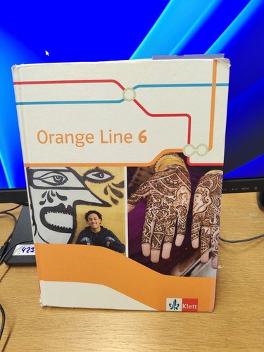 Orange line schulbuch - orange,