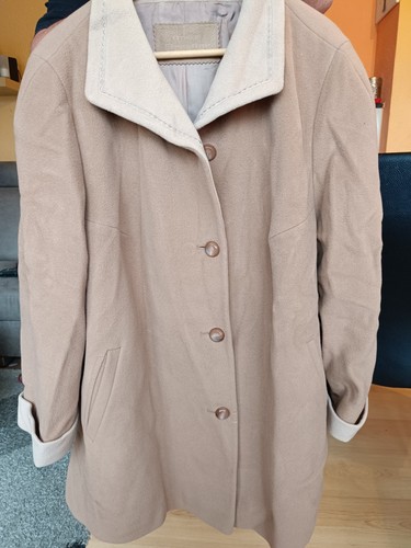 Damen mantel beige - mantel, a-linie