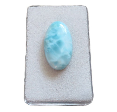 Larimar cabochon 6x15 - 26,6x15,2, mm