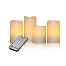 X4-LIFE LED Kerzen 4er-Set mit