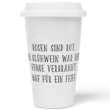 Rosen Rot, der Glühwein war