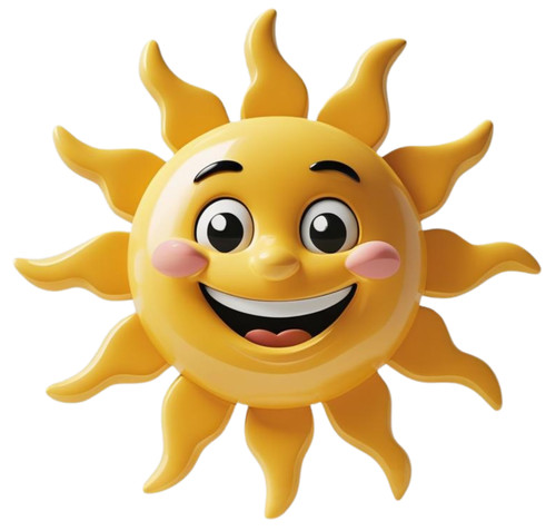 Aufkleber witzige sonne - aufkleber,