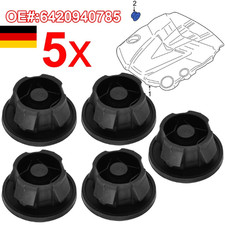 5x Gummilager Motorabdeckung