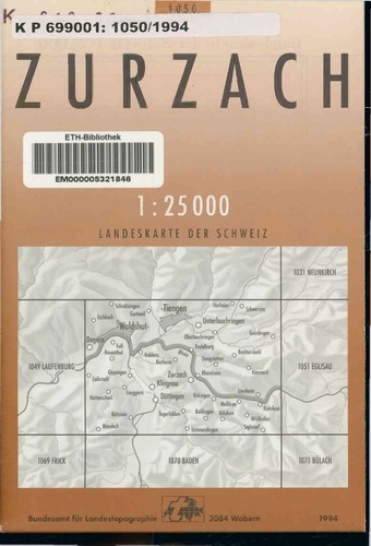 Zurzach landeskarte der - zurzach.,