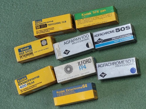 Kodak agfa ilford 120 film - kodak,