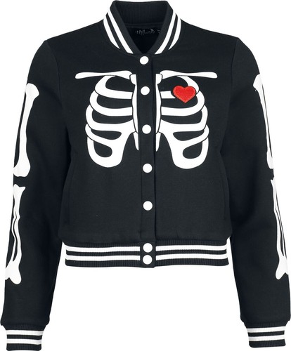 Hell bunny collegejacke damen - hell,