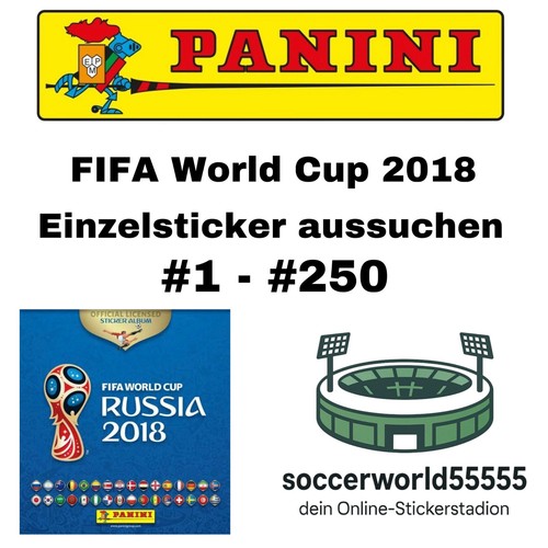 Panini fifa world cup - world, 2018