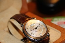 Maurice Lacroix Automatik Masterpiece Collest.Wecker Edelstahl /750 Gold in OVP