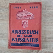 Adressbuch Stadt Weißenfels