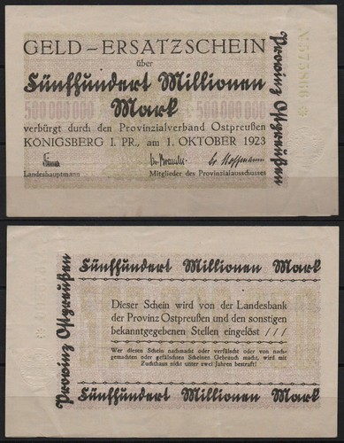 34081 notgeld königsberg - notgeld,