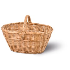 Autokorb, oval, braun, T 50cm