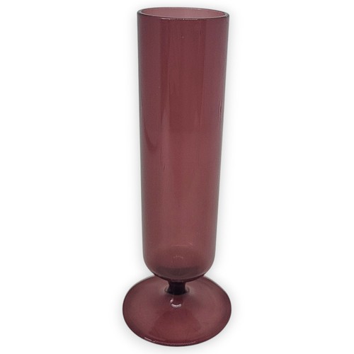 Glasvase amethyst lila glas - glasvase,