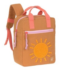 Lässig Little One & Me Square Small Gots Backpack Rucksack Rucksack Caramel Neu