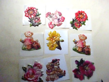 Nr. 35 K  - Kerzenkunst - basteln - 9 Teile Verzierwachs  Wachsornamente