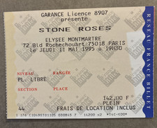 Rare STONE ROSES Gig Ticket