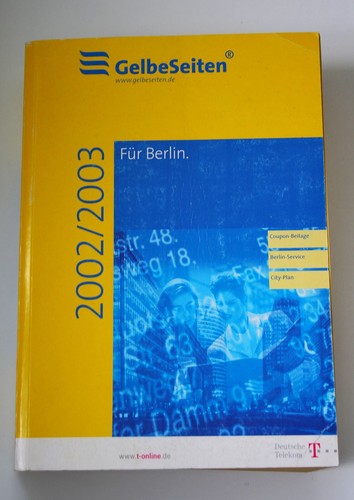 Gelbe seiten ausgabe berlin - seiten,