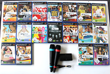 2 x Playstation 2 PS2 Singstar Wireless Mikrofone + 5 Spiele