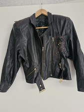 Super Coole Damenlederjacke aus Nappaleder Gr. 38