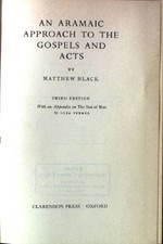 An Aramaic Approach to the