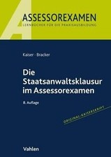 Die Staatsanwaltsklausur im