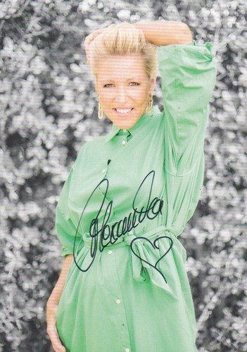 Autogrammkarte alexandra - autogrammkarte,