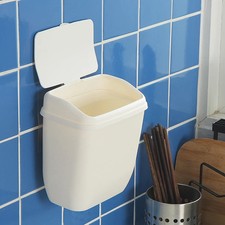 Mini-Mülleimer aus weißem