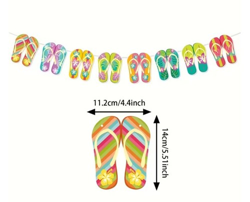 Sommer girlande flip - girlande, flip-flops