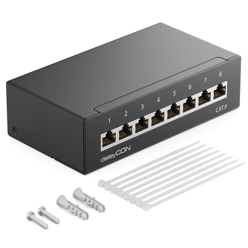 Cat6 patchpanel port rj45 - 8,