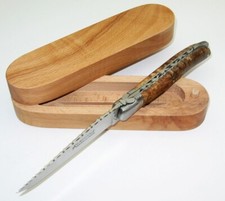 FONTENILLE PATAUD TASCHENMESSER LAGUIOLE NATURE  Buchenholzgriff Neu