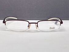 Dolce gabbana Brille Damen Rot Weinrot Lesebrille fernbrille Halbrand  4163