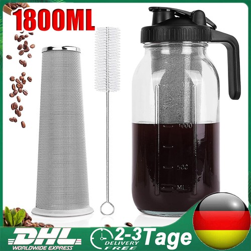 Cold brew kaffeebereiter glas - brew,