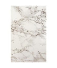 Notebook: White marble, 5 x 8