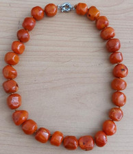 Damen Halskette orange 52 cm lang !!!NEU!!!