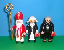 Playmobil - Nonne , Bischof und Mönch Figuren Sammlung