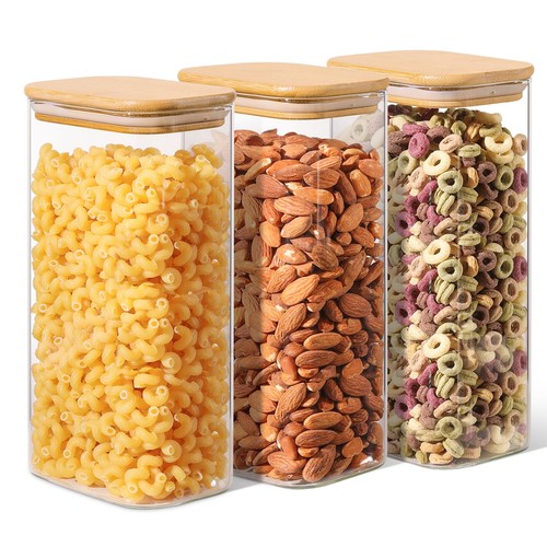 Comsaf 1600ml rechteckig glas - 1600ml,