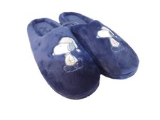 Peanuts Snoopy Damen Hausschuhe Pantoffeln Weich Gr 40/41 blau Neu