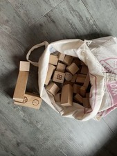 Naturholz Bausteine 70 Teile