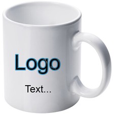 Kaffeetassen mit Ihrer Werbung Foto . 10 Stück. Inkl 10 Geschenkbox