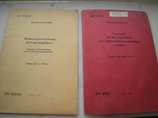 DB Vorschrift  Indusi & Bedienungsanweisung für Fahrzeugführer DB 483/1 DV 975/I