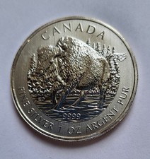 1 Unze Silber 999,9/1000 Bison