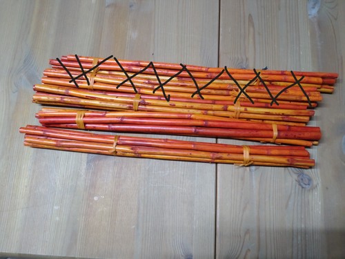 Bündel bambusstangen - 3x,