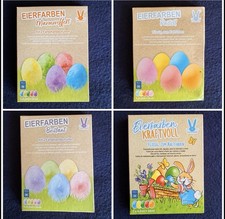 4 Eierfarben Marmoreffekt