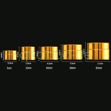 Gold 5g-50g Leer Glas