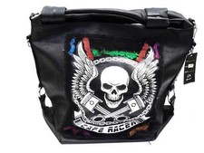 Handtasche Damen Umhängetasche Schultertasche Tasche Totenkopf Skull 172
